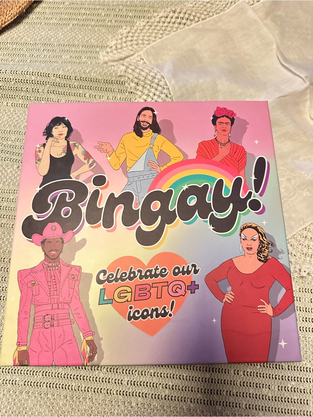 Bingay LGBTQ+ Icons Bingo Game Smith Street Gift 2022 Like New